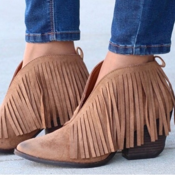 coconuts by matisse fringe booties